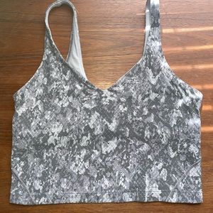 Lululemon Align Tank Top in Grey Snake Print